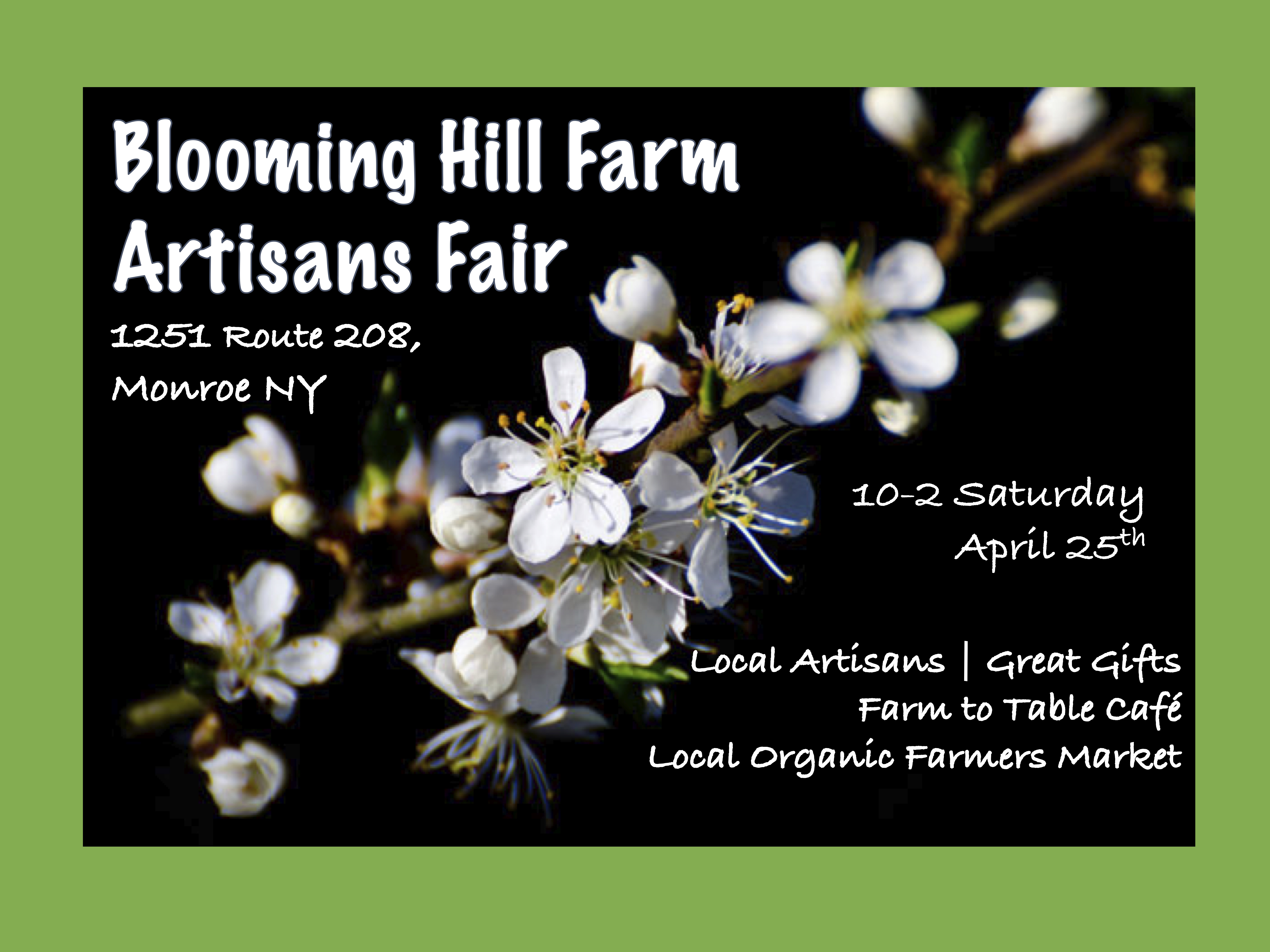 Blooming Hill Farm Menu